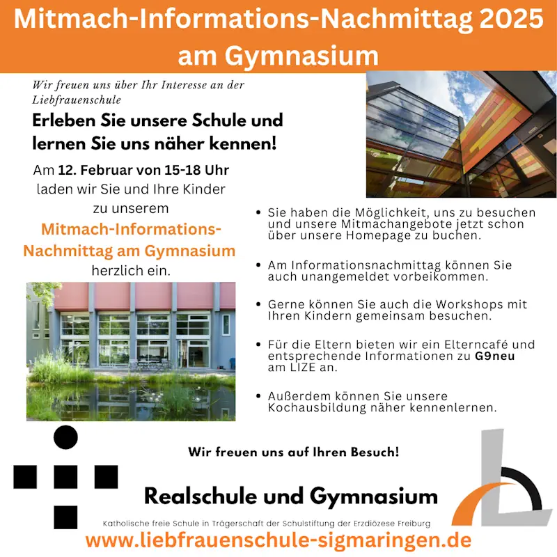 Flyer Mitmach-Informations-Nachmittag