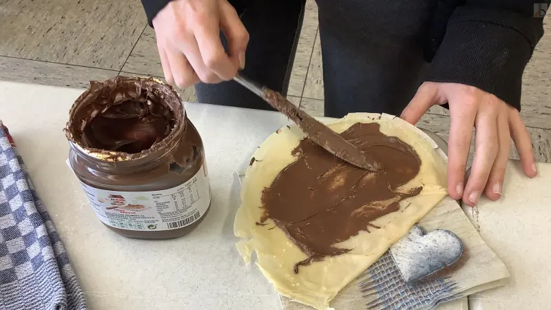 Crpe au chocolat
