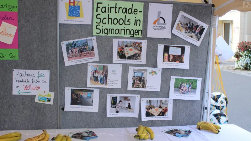 Fairtrade-School-Stellwand