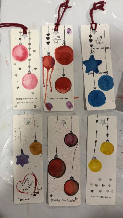 Gebastelte Geschenkanhänger