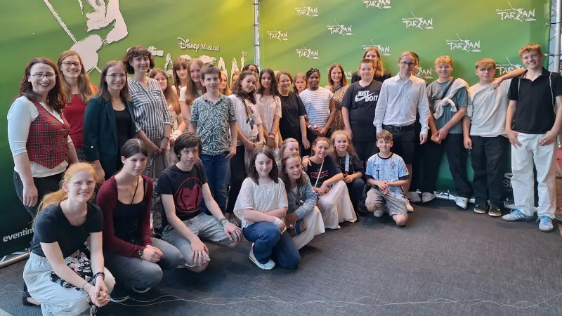 Gruppenbild Musicalfahrt Tarzan