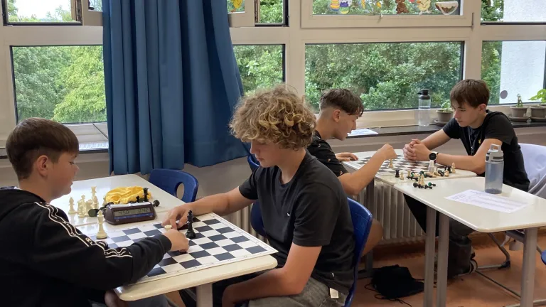 Konzentriert bei der Sache.