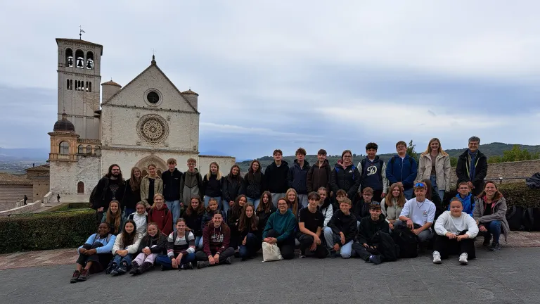 Gruppenbild der Assisi-Fahrer
