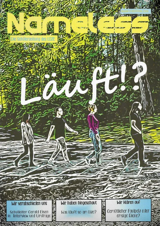 Cover der Schülerzeitung
