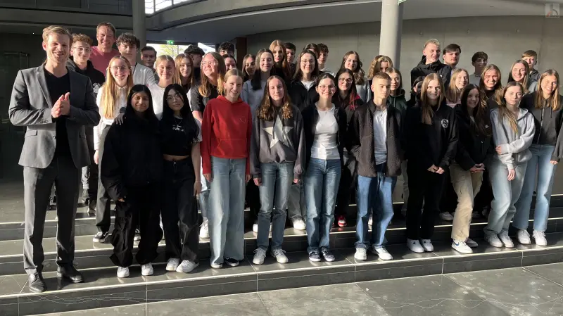 10. Klssler treffen MdB Robin Mesarosch in Berlin