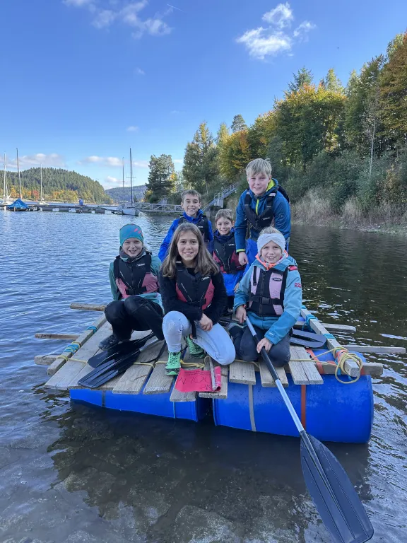 Fnfer auf selbst gebautem Flo