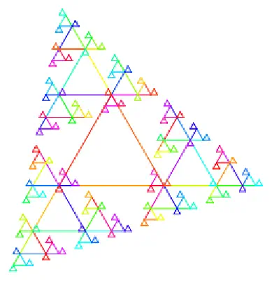 Sierpinski-Dreieck mit Scratch erzeugt